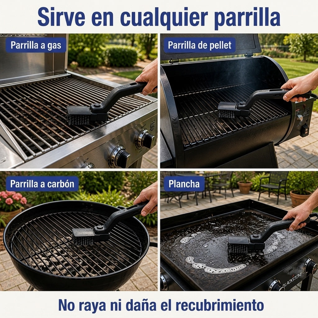 Cepillo Eléctrico para Asador NITIDA Grill foto 3