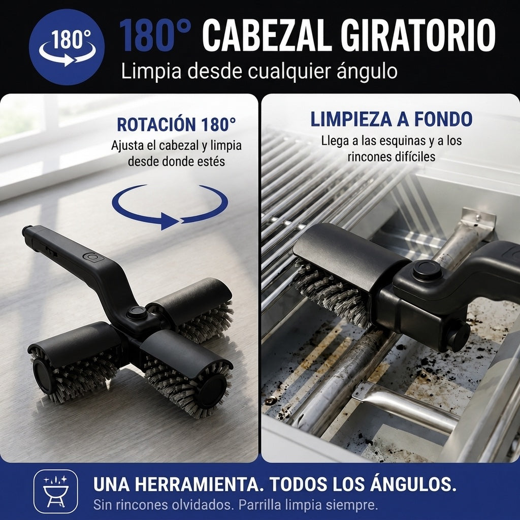 Cepillo Eléctrico para Asador NITIDA Grill foto 4